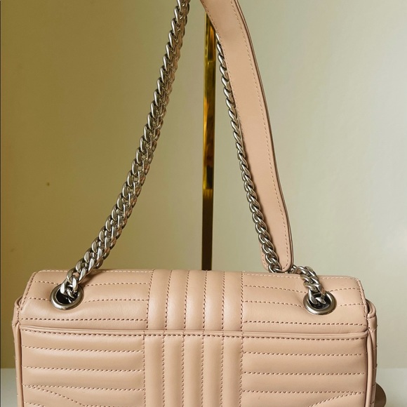 Authentic PRADA DIAGRAMME LEATHER HANDBAG - Picture 2 of 6